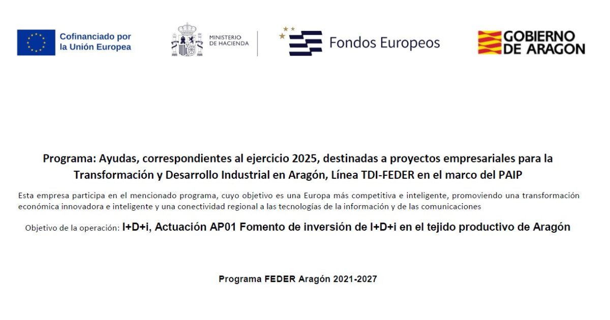 Querqus participa en el Programa Operativo FEDER Aragón 2021-2027