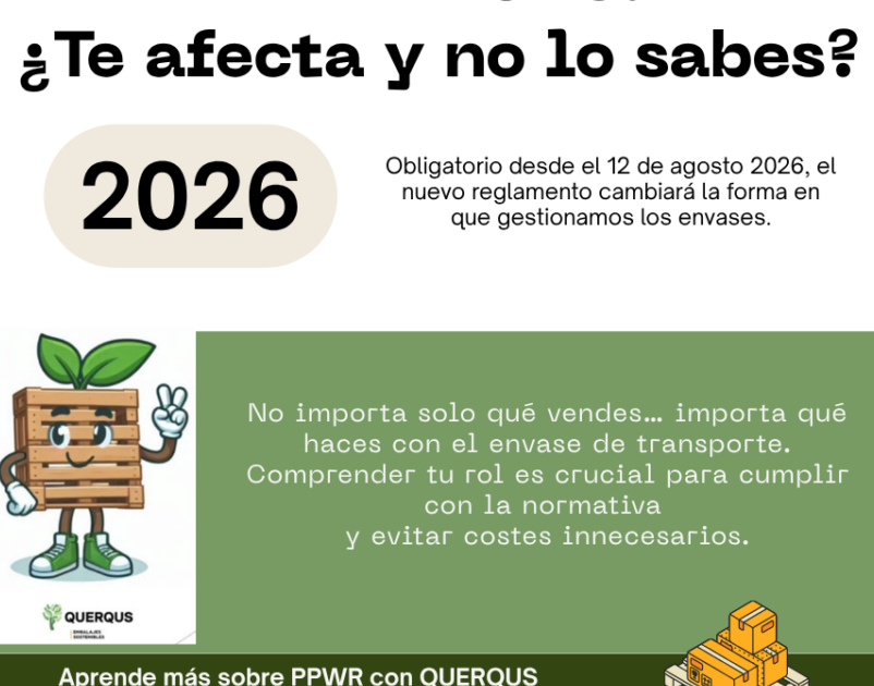 Reglamento de Envases PPWR, ¿cómo afecta a los palets y embalajes de transporte?